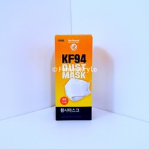 노브랜드 KF94 황사마스크 대형 20개입 NoBrand KF94 Dust Mask 20pc, 20개, 화이트, 20개