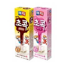 제티 초콕 초코렛맛10개입+딸기맛10개입 세트, 1세트