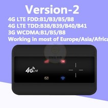 무선 라우터 KuWFi 150mbps LTE 라우터 무선 와이파이 휴대용 모뎀 SIM 카드 슬롯 미니 야외 핫스팟 포켓, 02 Black-2