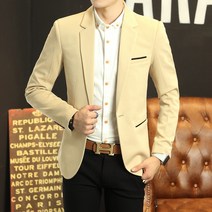 남성 슬림핏 정장 심플 세미수트