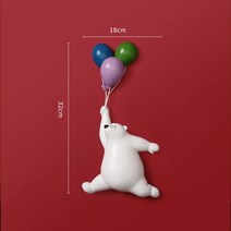 인테리어 소품 쓸데없는선물 유럽지도 무한동력 인테리어 크리 에이 티브 수지 동상 북유럽 홈 장식 벽 마운트 현대 입상 룸 장식에 대 한 풍선 곰 인형 생각하는사람오브제, 협력사, C