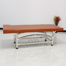 떄밀이 베드 스테인리스 목욕탕 사우나 마사지 세신 침대, 길이185폭70높이70 브라운 구멍없음