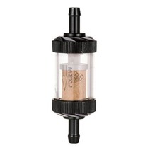 오토바이 연료 가솔린 오일 필터 자동차 교체 연료 필터 V 먼지용 분리기 자전거 모토 액세서리, black