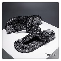 티피 여름 슬리퍼 남성 미끄럼 방지 비치 내마모성 그물 연예인 캐주얼 샌들