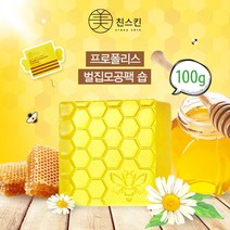 미친스킨 프로폴리스 벌집모공팩 비누 2개, 단품