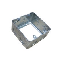 스틸 철 매입 복스 2개용 스위치 박스 54mm 연결용 사각