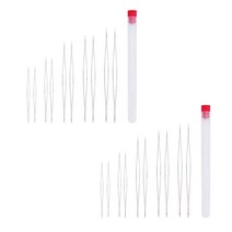 보석 만들기를위한 20Pcs 5 크기 큰 눈 구슬 오픈 비즈, 실버, 스틸 PVC