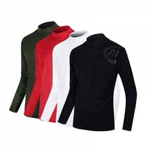 아티누스 AT-574 플리스 하이넥 티셔츠 낚시복, L, 화이트