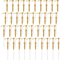 시럽 펌프 40개 - 커피 디스펜서 병용 시럽용 750ml 병에 추천 향료 병(골드)(40 골드), 40 Gold