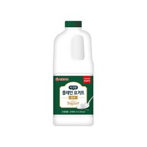 (서울우유)더진한 신선한 플레인 당무첨가 순수 요거트1.8L 맛있는 유산균요구르트 2입멀티팩 아이스팩무료