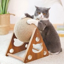 캣타워나무 고양이 긁는 포스트 볼 장난감 스크래처 시살 로프 애완 동물 가구 용품 액세서리 타워, 02 L - 26*18*26cm