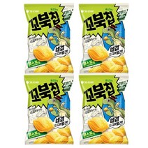 오리온 꼬북칩 콘스프맛 L 136g 대봉 큰봉지 과자, 4개