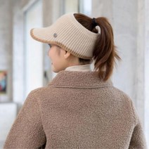 여성 발랄한 라인예쁜 겨울 골프 모자 인싸템 캐주얼, 캐러멜