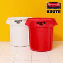 러버메이드 [온라인몰] 부르트 원형컨테이너 37리터형 3개세트, 옐로우, 3개