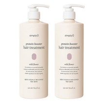 프로틴부스터 헤어 트리트먼트 와일드플라워500ml 2개