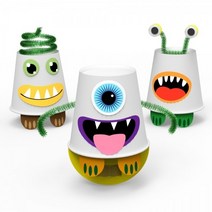 몬스터컵 과학키트 과학실험 몬스터오뚝이 과학도구, 285mm