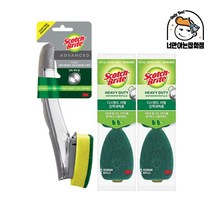 3M 손잡이형 클리너 디시원드 강력세척용 (핸들1입+리필5입), 단품, 단품