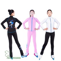 피겨 스케이트 스케이트웨어 여자 팬츠 PANTS, 검은색