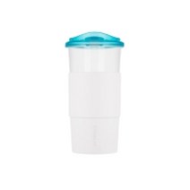 스텐락 국내산 트라이탄 아이콘 텀블러 650ml 체리블라썸 스텐빨대세트증정, 산토리니