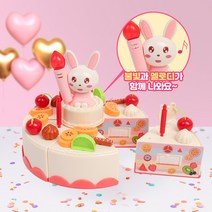 해피버스데이멜로디케이크 생일케이크 선물 촛불끄기