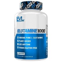 Evlution Nutrition L-글루타민 글루텐 프리 60베지 캡슐(60인분), 60인분