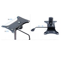 트랙터 의자 부품 사무실 의자 부품 임원 의자베이스 회전 플레이트 액세서리, 15 X 26 CM