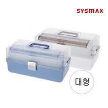 시스맥스 애니박스 대형 공구함 다용도함 악세사리정리함, 화이트