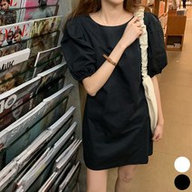0 velys 이지한 코디 연출 베이직 벌룬 미니 원피스 CSO1152