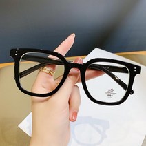 큰뿔테안경 패션 큰안경 빅사이즈 굵은 라운드 P26