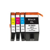 hp리필잉크 603xl 29xl HP Officejet Pro 6950 6960 6970 6975 프린터와 호환되는 903XL hp903xl 잉크 카트리지 ASW 5PK 903xl, [06] 1set 4PK