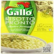 Riso Gallo Risotto Pronto 4 Cheese 175g - Pack of 6, 1