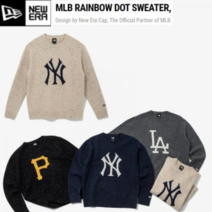 뉴에라 뉴에라 스웨터 MLB 레인보우 도트 스웨터 모음_K 13338654 13338655 13338656