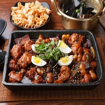 국내산 순살찜닭 500g x 4팩 총2kg + 사누끼 2팩 (떡갈비 2개 증정)