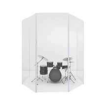 투명 방음 부스 칸막이 방음벽 차음재 가정집 조립식, 상세이페이지 참고, 두께 6mm - 120x60cm 팬 5개