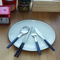 독특한 칼모양과 포크디자인 스칼렛 커트러리, twoable 블랙_스푼