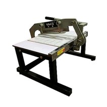 의류 절단기 수동 샘플 가죽 섬유 컷팅기 핑킹 시편, 300형 의류 절단기 - 직선 나이프