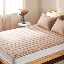 내추럴한 순면 이부자리카페트 호텔침구 브라운 킹SS, 카페트 SS 크림