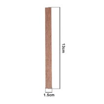 10pcs Sustainer 탭과 나무 양초 심지 DIY 촛불 금형 도구 용품 수제 실리콘 수지 코어, 15mmx130mm