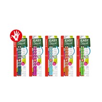 스타빌로 이지그래프 연필B 2본, B오렌지(오른손)