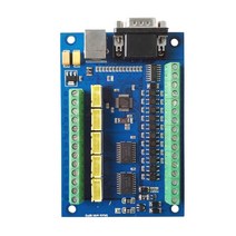CNC 컨트롤러 5축 CNC USB MACH3 드라이버 보드 브레이크 아웃 조각 기계 MPG 스테퍼 모션 컨트롤러 블루, 한개옵션0