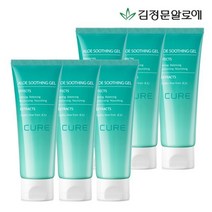김정문알로에 큐어 알로에 수딩젤 100ml 6개