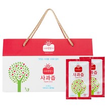 청송 사과꽃향기 사과즙 120ml 30팩 / 선물박스, 단품, 단품
