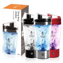 빙빙 쉐이크 전동텀블러 자동 믹스 텀블러 450ml _ 257829EA, 쿠팡 전동 텀블러-실버