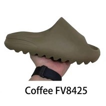워터슬라이드 남녀공용 캐주얼 단색 EVA 미끄럼 방지 여름 야외 해변 패션, 39.Coffee FV8425 - US 12(290mm