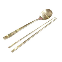 퀸센스 티타늄 로얄거북 수저 세트, 5세트, 숟가락 + 젓가락