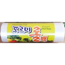 롤백(푸르미 소 25x35) 15개 회용롤백 건축용롤비닐 qlslf fhf, 1