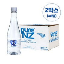 [2박스] 퓨어엔젯워터 500ml x48병(PET) 청정 뉴질랜드 프리미엄 화산암반수 미네랄워터 수입생수