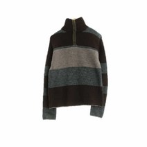 sfera 브라운 스트라이프 울혼방 하이넥니트 남자 3050