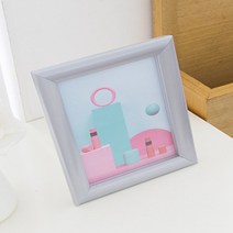 은색 A5 스탠딩액자 플라스틱 사진틀 세우는액자 칠순 청첩장보관 포토카드 백일