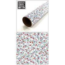 핸디몰 리폼 패브릭 스티커(점보롤 52cm x 1m)러블리플라워33종, 이즈 베리